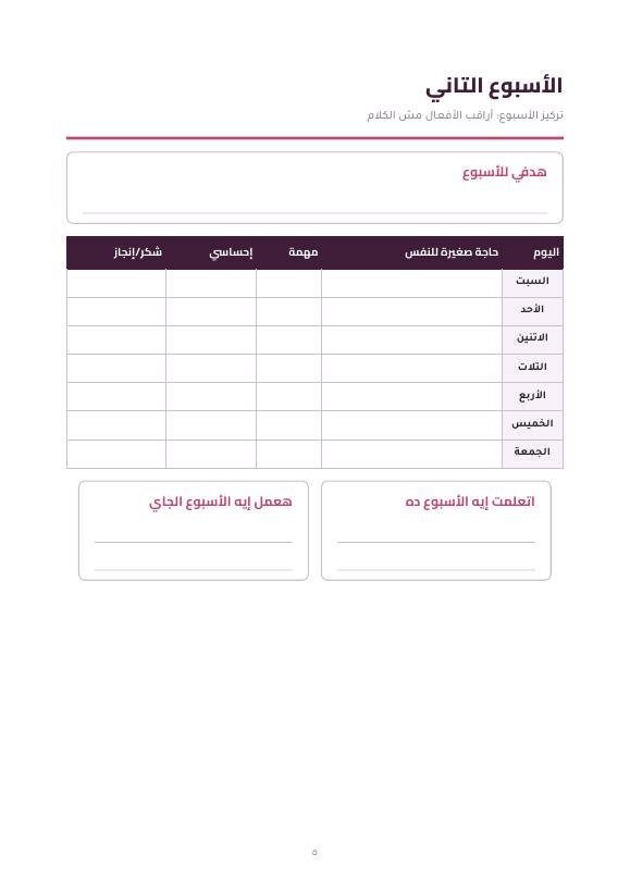صفحة من البلانر